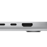 Apple-Event "Unleashed": Hier jubelten die Fans: Neben Thunderbolt bieten die neuen Modelle zum ersten Mal seit Jahren wieder einen HDMI-Anschluss sowie einen Slot für SD-Karten