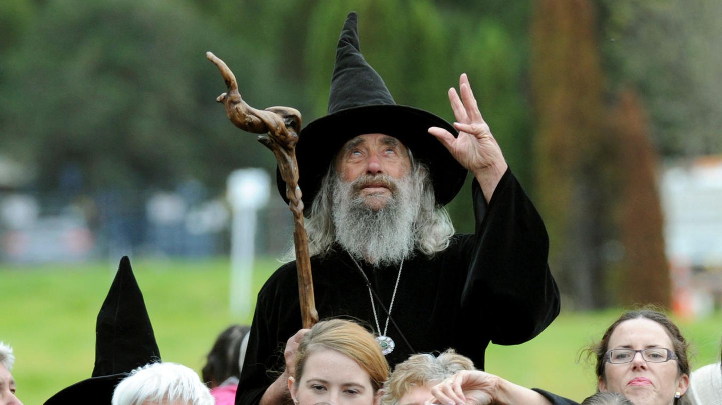 Eine Kultfigur in Neuseeland: der "Wizard of New Zealand" Ian Brackenbury Channell