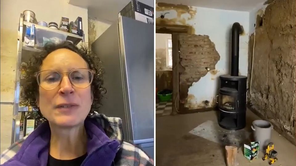Ahrweiler: Mutter zeigt Haus nach Flutkatastrophe
