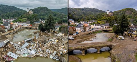 Die Flut-Katastrophe im Ahrtal: Nach der Zerstörung und heute | STERN.de
