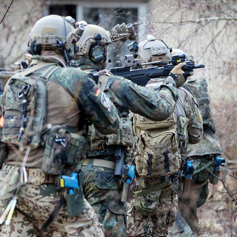 Bundeswehrsoldaten der Eliteeinheit
