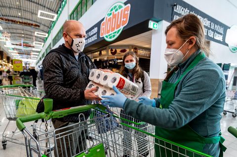 Ein Globus Baumarkt in Tschechien
