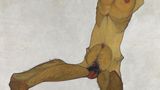 Egon Schiele (TullnNiederösterreich 1890–1918 Wien), Sitzender Männerakt (Selbstdarstellung), 1910