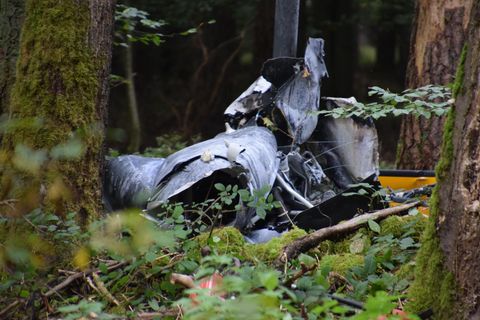 Hubschrauberabsturz Odenwald