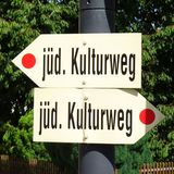 Schild jüdischer Kulturweg