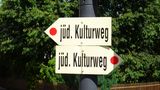 Schild jüdischer Kulturweg