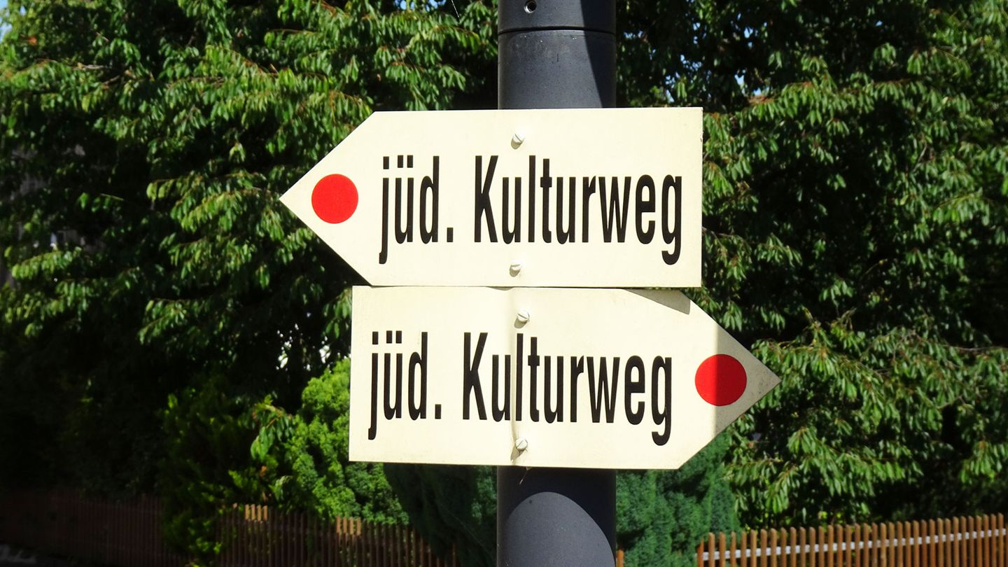Schild jüdischer Kulturweg