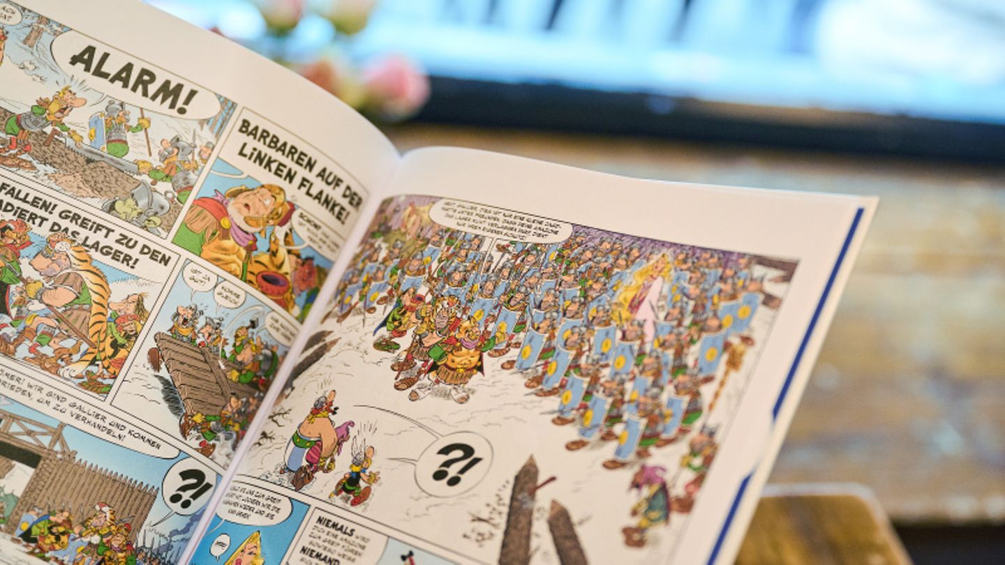 Ein Blick in den neuen Asterix-Band "Asterix und der Greif"
