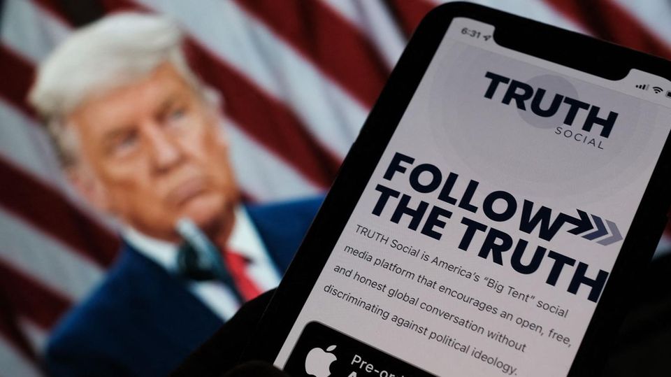 Truth Social: Trumps neues soziales Netzwerk: Anderer Nutzer schnappt sich seinen Nutzernamen