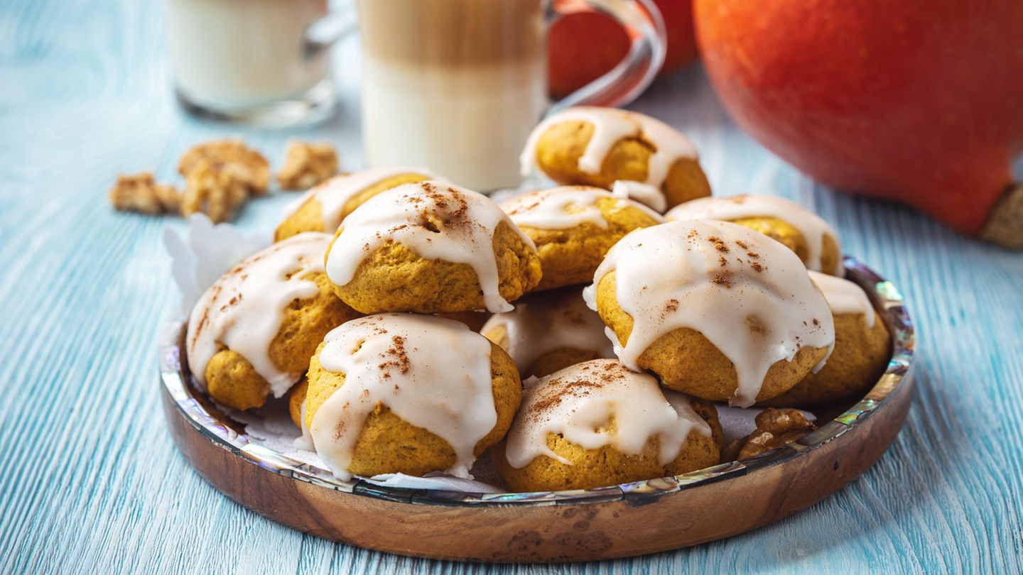Rezept im Video: Kürbiskekse – Einfach und lecker aus nur drei Zutaten ...