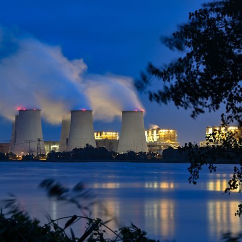 Braunkohlekraftwerk in Brandenburg