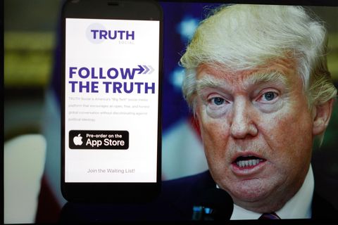 Trumps neues Netzwerk soll "Truth Social" heißen. 