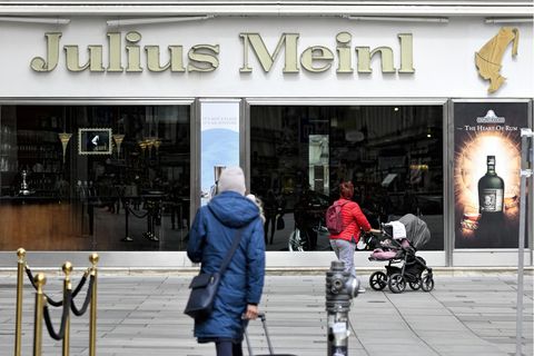 Die Filiale Meinl am Graben in Wien