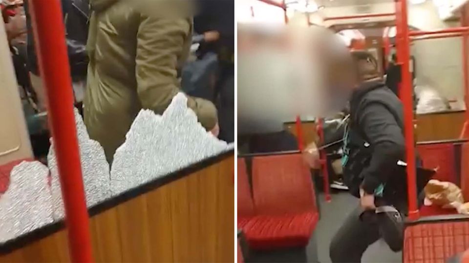 Mann zertrümmert Scheibe in Dortmunder Stadtbahn – Baby wird offenbar von Scherben verletzt