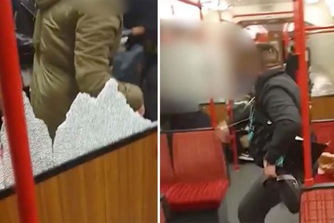 Mann zertrümmert Scheibe in Dortmunder Stadtbahn – Baby wird offenbar von Scherben verletzt