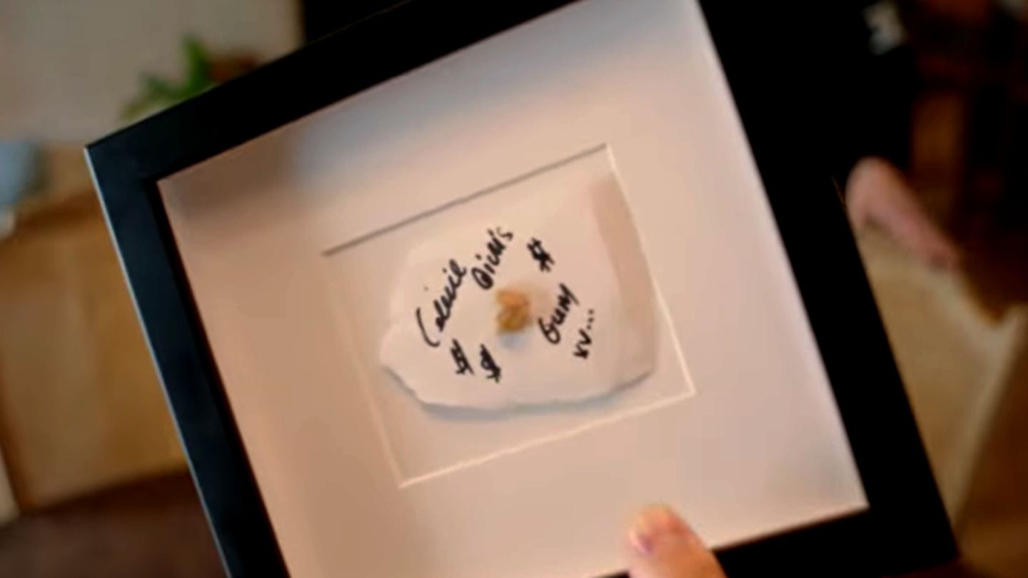 Adele hat ein benutztes Kaugummi von Céline Dion gerahmt