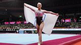 Ihre Goldmedaille durfte sie allerdings nicht unter der russischen Fahne feiern. Die WADA-Exekutive hatte am 9. Dezember 2019 eine Vierjahres-Sperre gegen Russland verhängt, das nicht an Weltsport-Ereignissen wie Olympischen Spielen und Weltmeisterschaften als Nation teilnehmen darf. Unbelastete Sportler des Landes können in diesem Zeitraum aber als neutrale Athleten antreten. Dafür müssen sie gewisse Anti-Doping-Bedingungen erfüllen. Die russische Hymne darf nicht gespielt oder gesungen werden, die russische Fahne nicht auf Teamkleidung getragen oder gehisst werden.