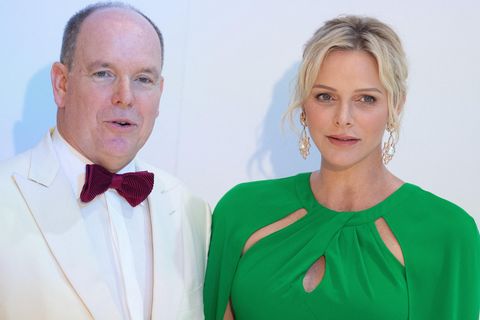 Fürst Albert II. und seine Frau Charlène