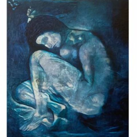 Das übermalte sowie das wiederhergestellte Gemälde von Picasso