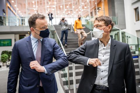 Jens Spahn und Karl Lauterbach