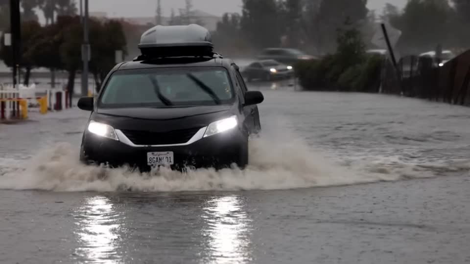 Video: Überschwemmungen in Kalifornien