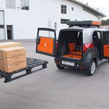 Auch eine Palette passt in den ACM City One