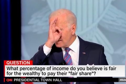 Joe Biden soll rassistische Geste gemacht haben