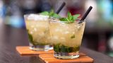 Mint Julep mit Brandy