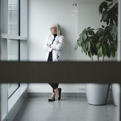 Die Psychiaterin Adelheid Kastner im Kepler-Universitätsklinikum der österreichischen Stadt Linz