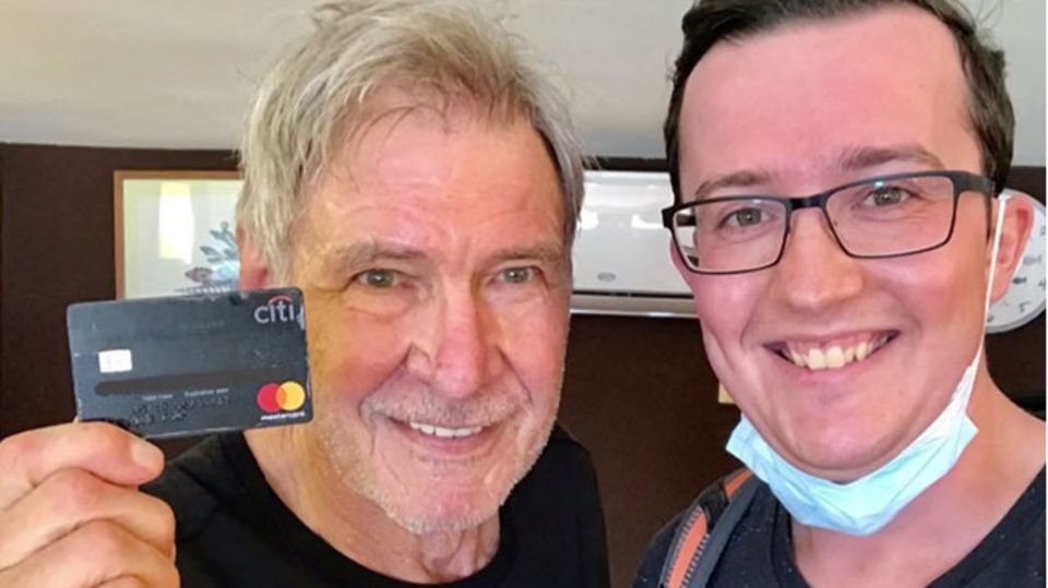 Deutscher Tourist findet Harrison Fords Kreditkarte – der Star bedankt sich persönlich bei ihm