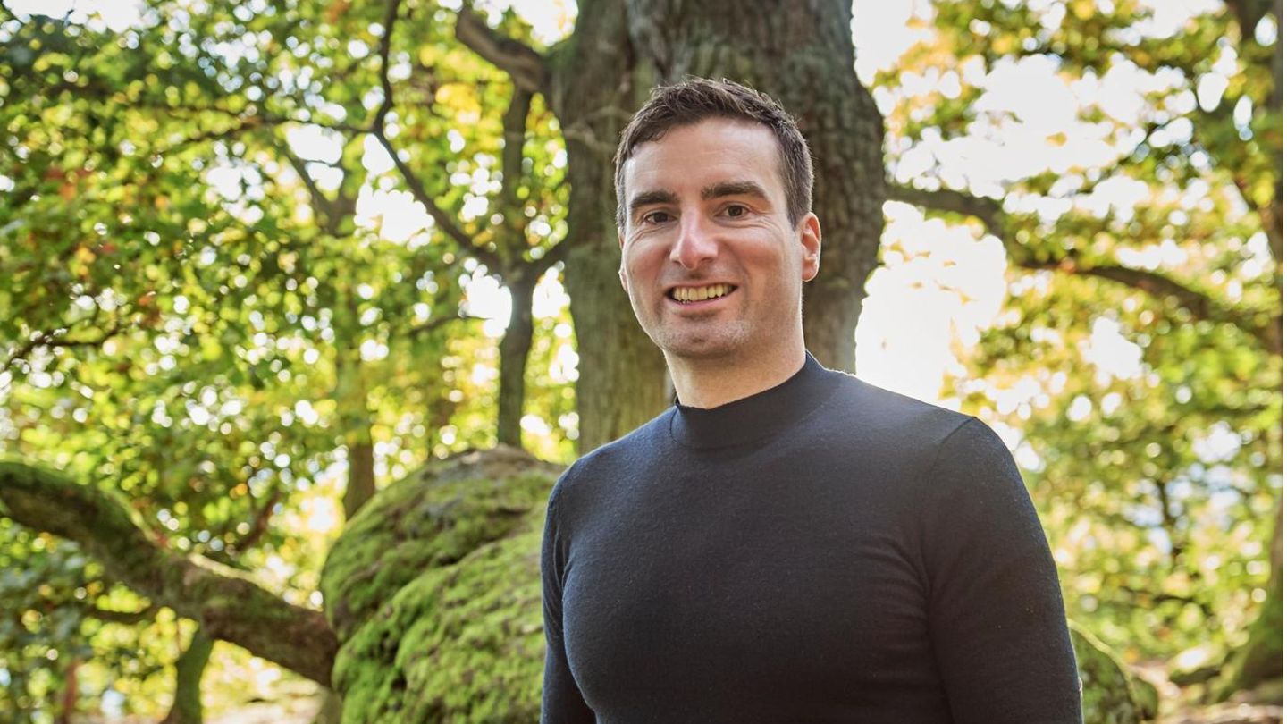 Fondmanager Gunter Greiner (fotografiert bei Leistadt im Pfälzer Wald) Der einstige Greenpeace-Aktivist Gunter Greiner im Pfälzer Wald