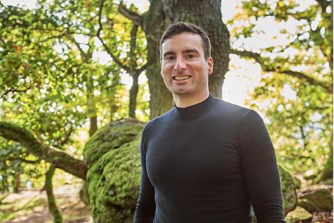 Der einstige Greenpeace-Aktivist Gunter Greiner im Pfälzer Wald