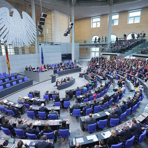 Die konstituierende Sitzung des 20. Bundestags
