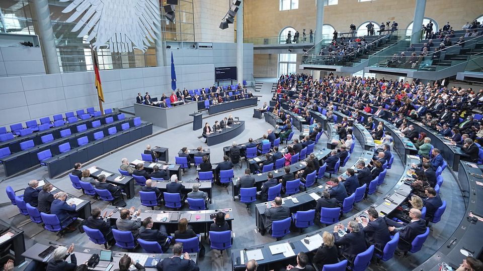 Die konstituierende Sitzung des 20. Bundestags