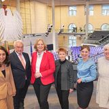Das neue Bundestagspräsidium um Bundestagspräsidentin Bärbel Bas (SPD)
