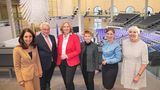 Das neue Bundestagspräsidium um Bundestagspräsidentin Bärbel Bas (SPD)