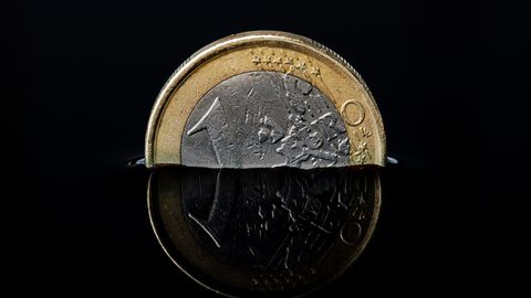 Sinkender Euro