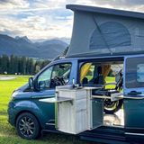 Der ausgefahrene Küchenblock