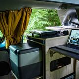 Ohne fest installierte Kochplatte ist der Küchenblock vielseitig nutzbar.