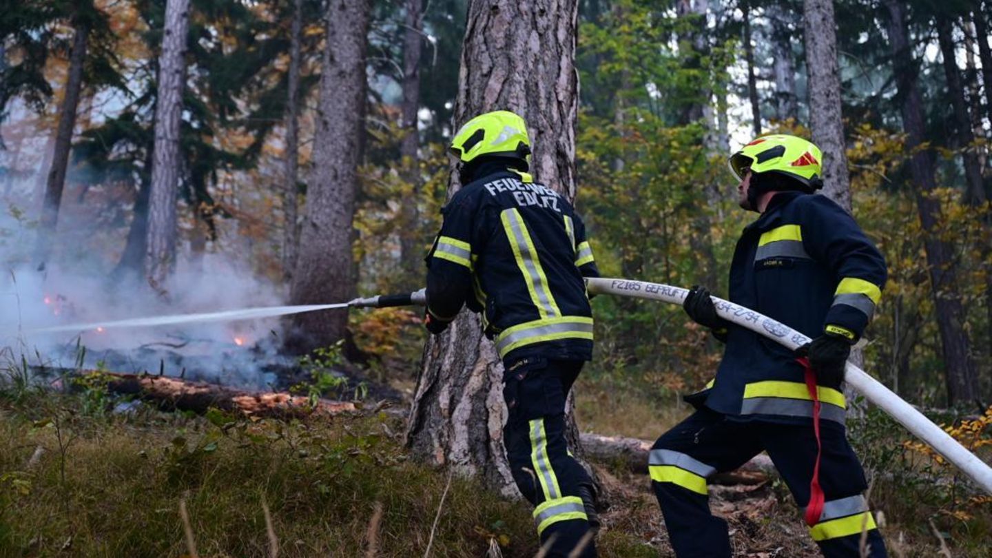 Einsatzkräfte der Feuerwehr