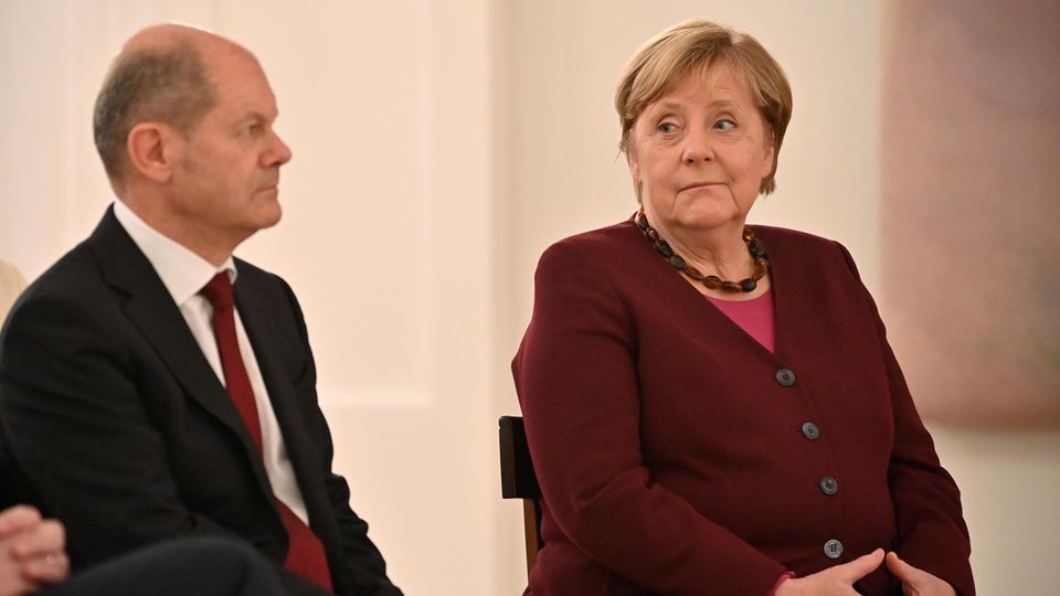 Bundesfinanzminister Olaf Scholz (SPD) und Bundeskanzlerin Angela Merkel (CDU)