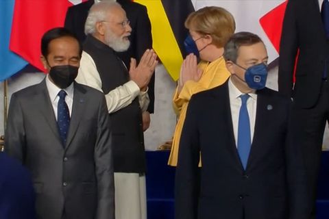 Video: Von Merkel bis Modi - G20 treffen sich in Rom
