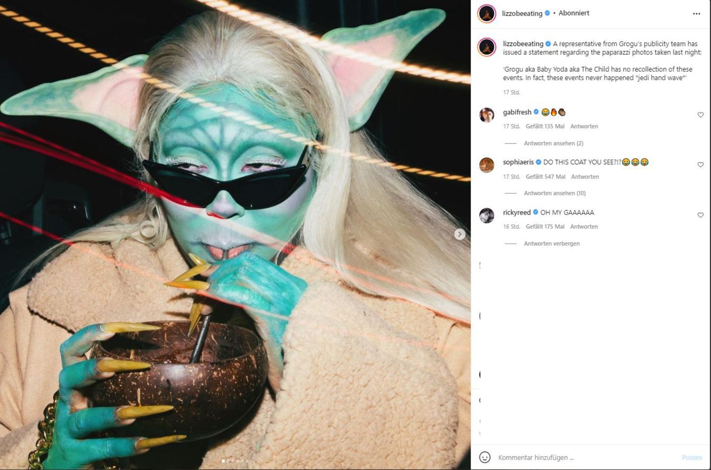 Lizzo Halloween