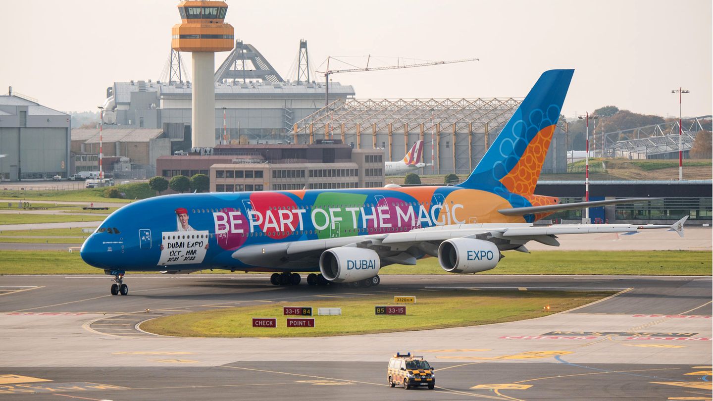 Emirates A380 Expo in Hamburg