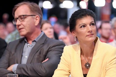 Unterschiedliche Ansichten: Dietmar Bartsch distanzierte sich von den Äußerungen Sahra Wagenknechts.
