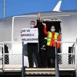 Ankunft in Australien