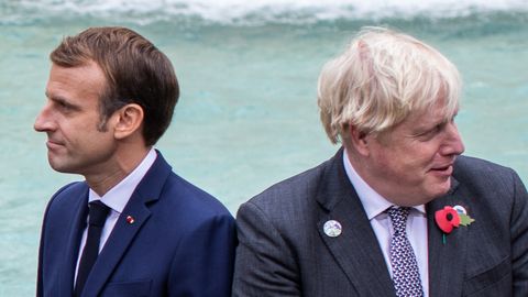 Emmanuel Macron und Boris Johnson am Rande des G20-Gipfels