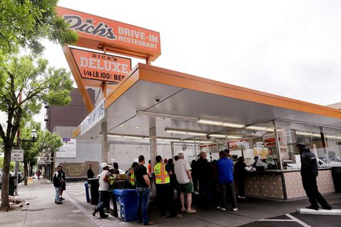 Eine Filiale der Restaurantkette Dick's Drive-In