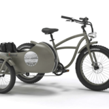 In Oliv erstrahlt  das Bike im Military Look.