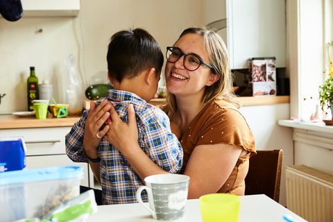 Ben und seine Mutter Frauke